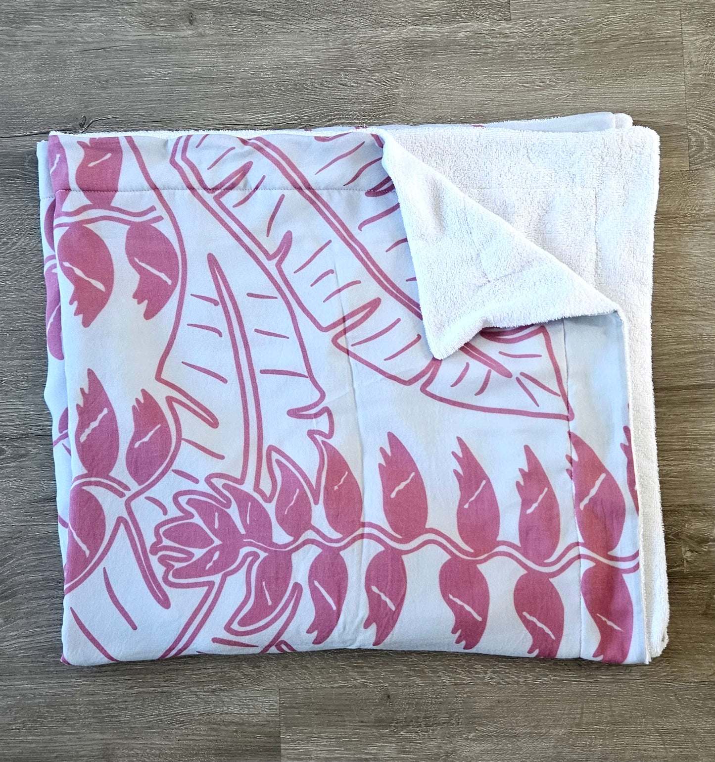 Soft Tropical Baby Towel Blanket