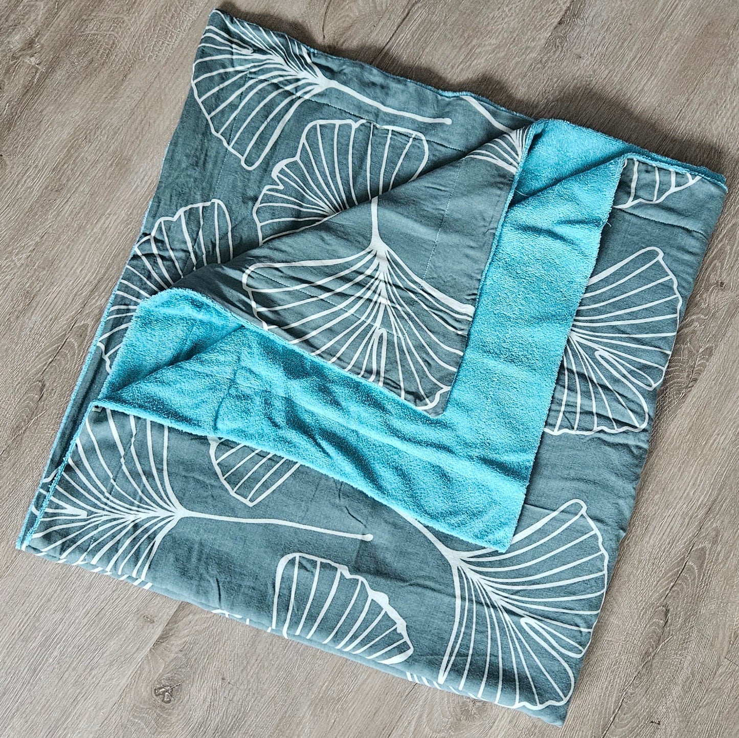 Soft Tropical Baby Towel Blanket