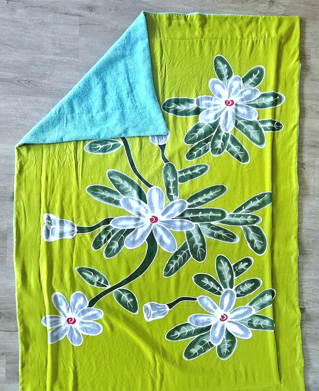Large Handpainted Towel