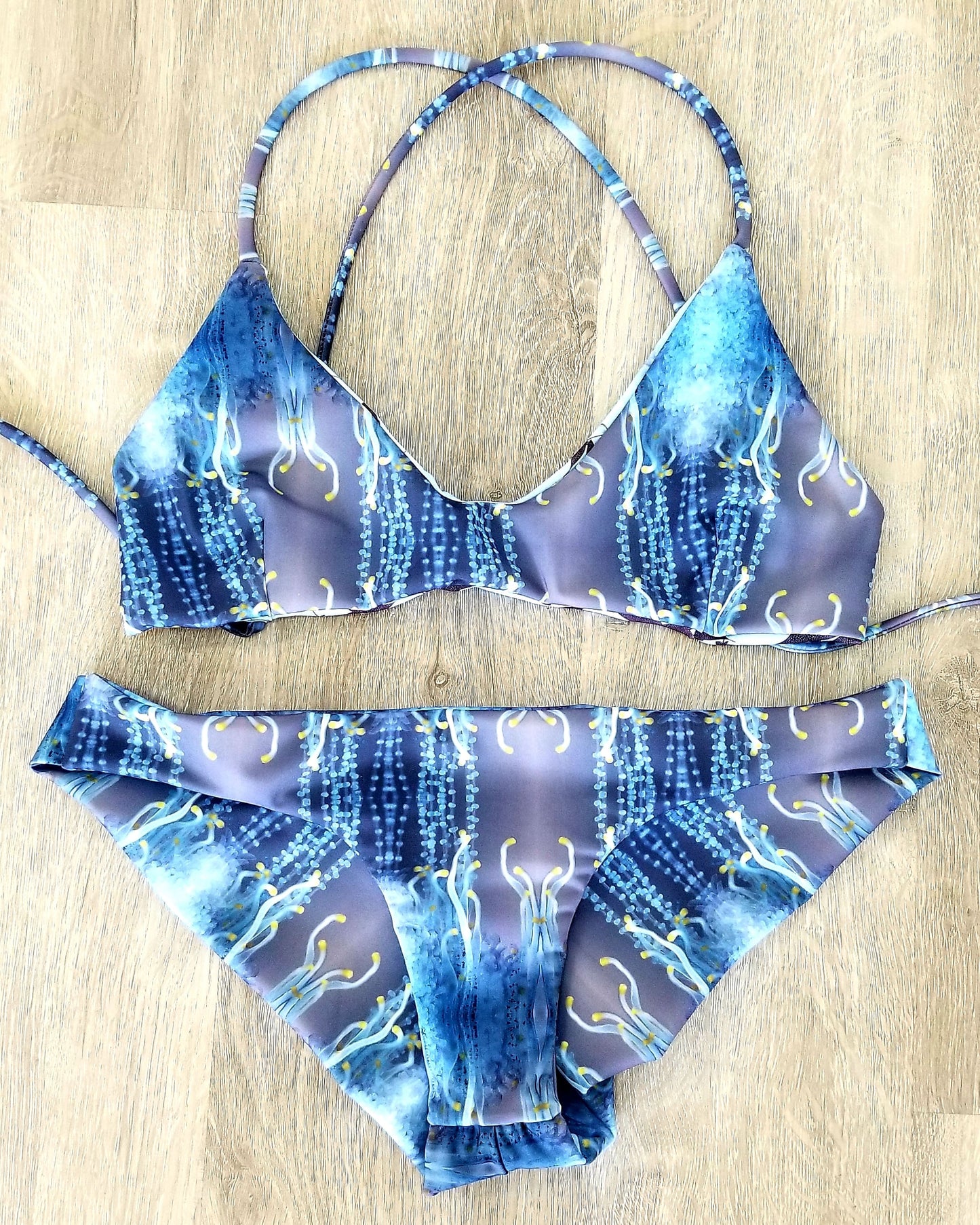 Blue Jelly Caylee X Back