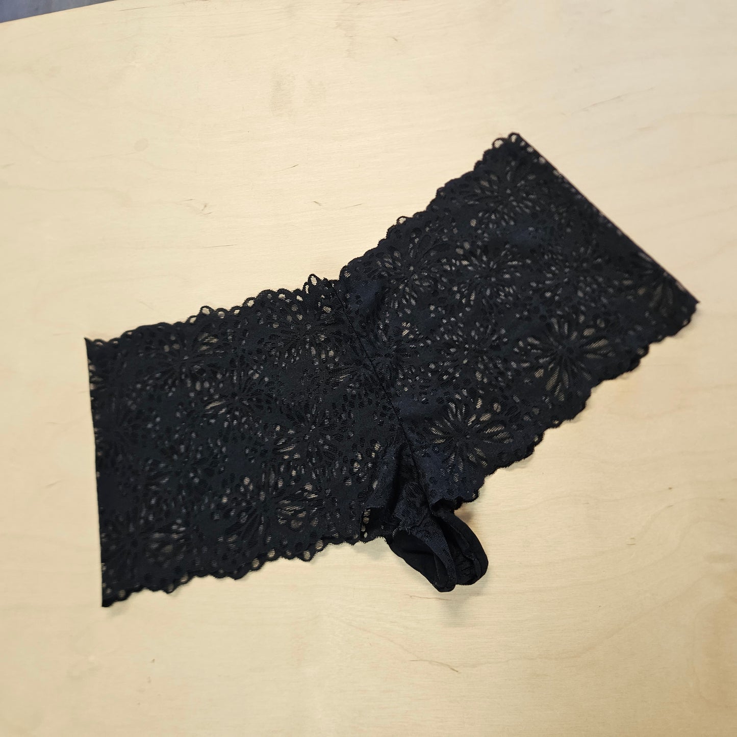 Black Buttafly Lace Hipster