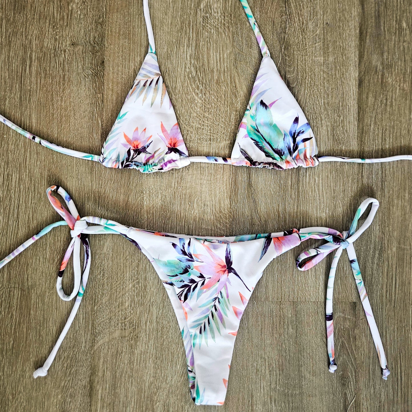 WHITE TROPICS BOTTOMS